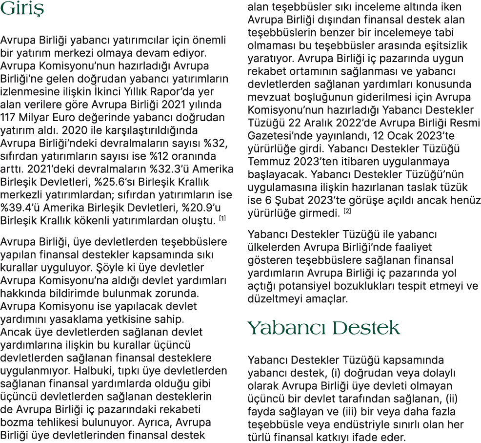 Giri Avrupa Birli i yabanc  yat r mc lar i in  nemli bir yat r m merkezi olmaya devam ediyor. Avrupa Komisyonu’nun h...
