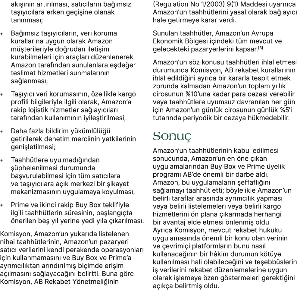 ak  n n art r lmas , sat c lar n ba  ms z ta  y c lara erken ge i ine olanak tan nmas ; • Ba  ms z ta  y c lar n, ve...