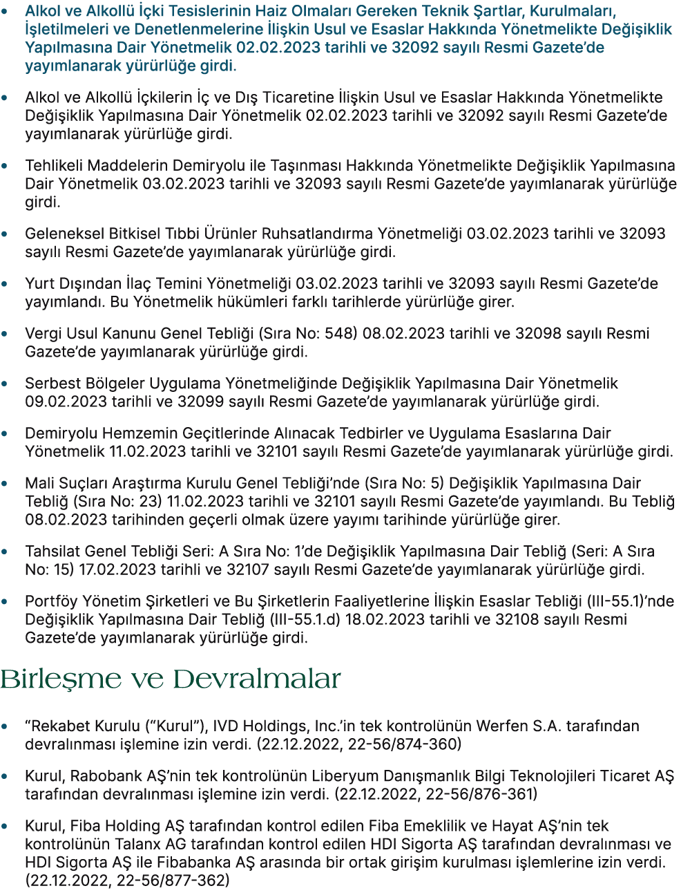• Alkol ve Alkoll   ki Tesislerinin Haiz Olmalar  Gereken Teknik  artlar, Kurulmalar ,   letilmeleri ve Denetlenmele...