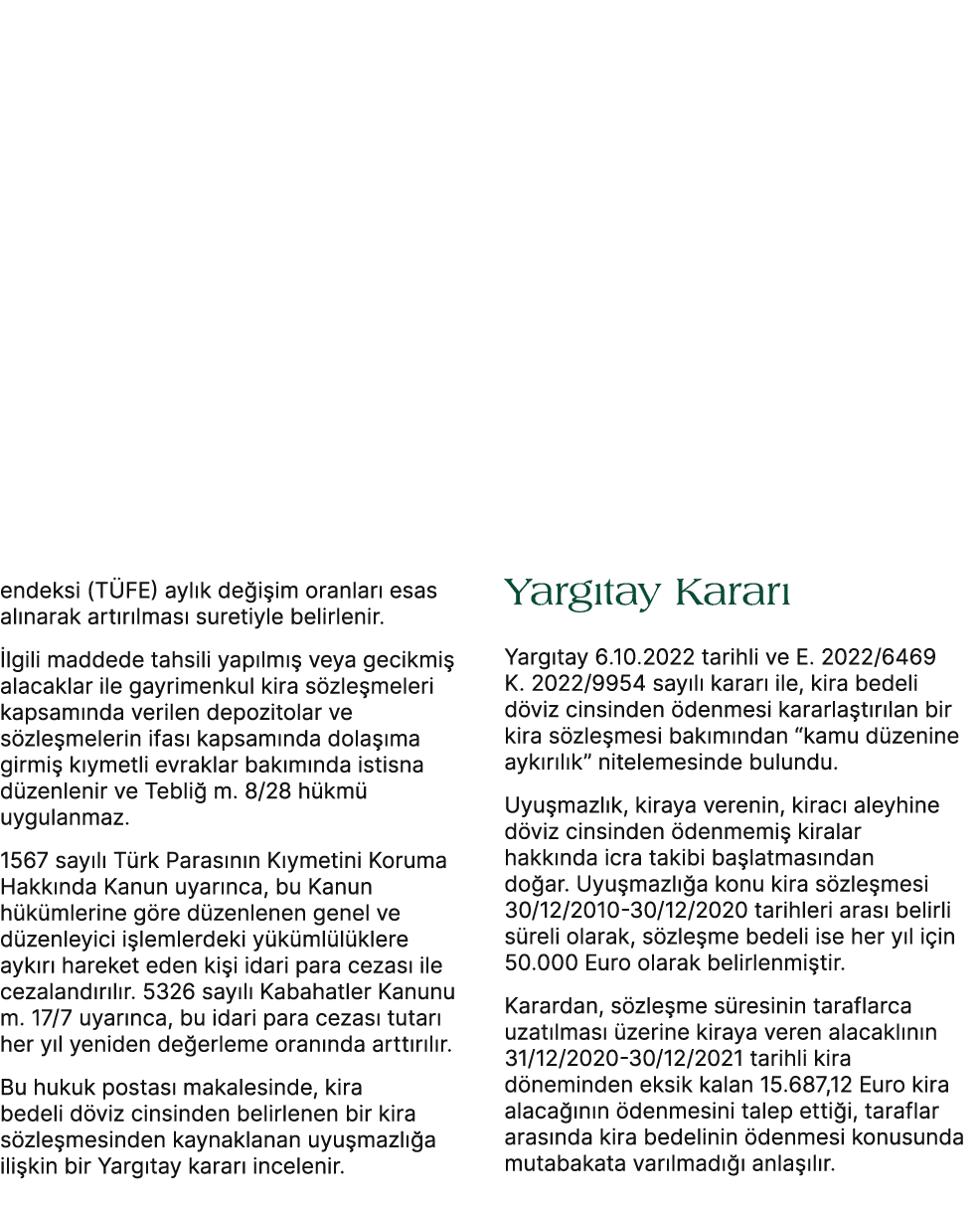 endeksi (T FE) ayl k de i im oranlar esas al narak art r lmas  suretiyle belirlenir.  lgili maddede tahsili yap lm  ...