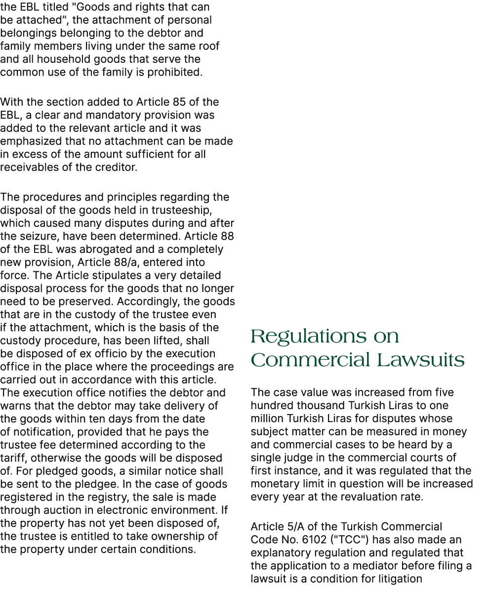 the EBL titled \“Goods and rights that can be attached\", the attachment of personal belongings belonging to the debt...