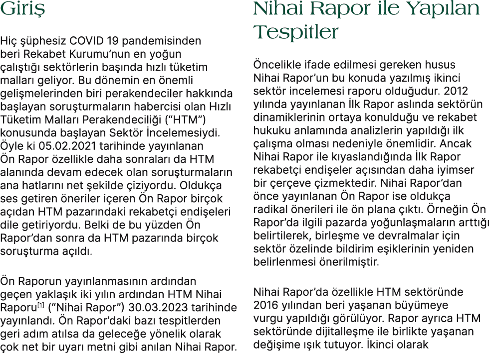 Giri Hi    phesiz COVID 19 pandemisinden beri Rekabet Kurumu’nun en yo un  al  t    sekt rlerin ba  nda h zl  t keti...