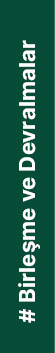 # Birle me ve Devralmalar