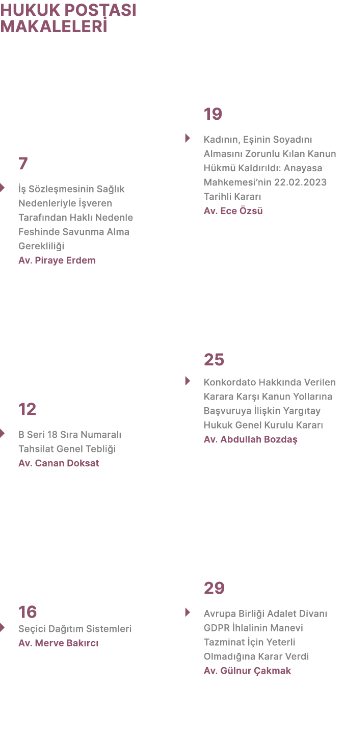 HUKUK POSTASI MAKALELER 7 �    S zle mesinin Sa l k Nedenleriyle   veren Taraf ndan Hakl  Nedenle Feshinde Savunma A...