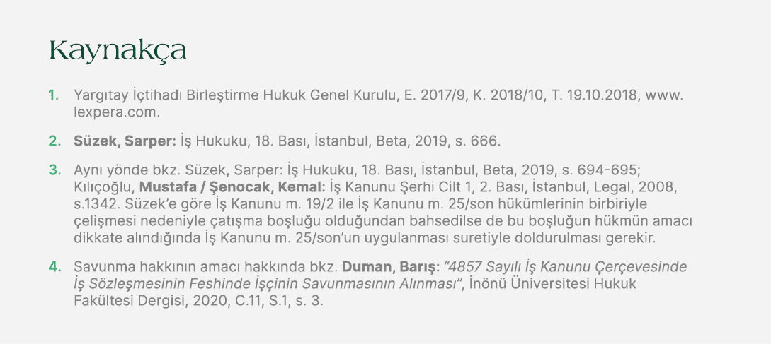 Kaynak a 1. Yarg tay  tihad  Birle tirme Hukuk Genel Kurulu, E. 2017/9, K. 2018/10, T. 19.10.2018, www.lexpera.com. ...