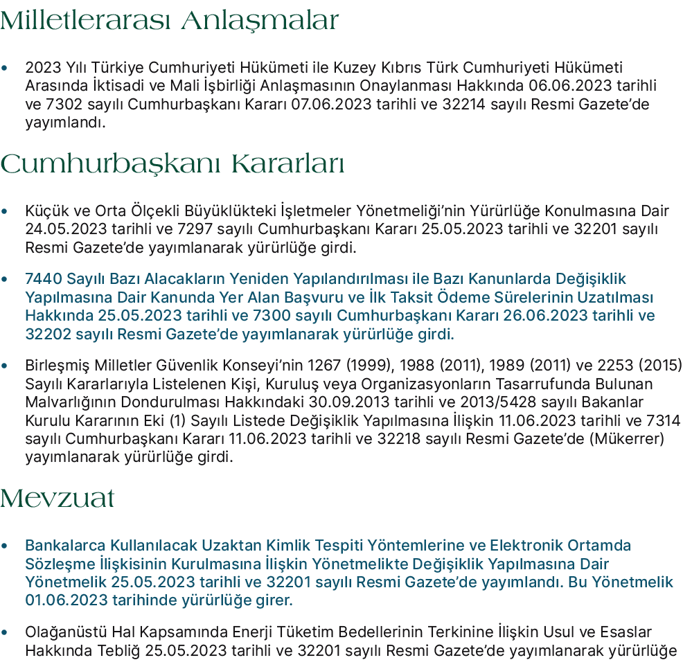 Milletleraras Anla malar • 2023 Y l  T rkiye Cumhuriyeti H k meti ile Kuzey K br s T rk Cumhuriyeti H k meti Aras nd...