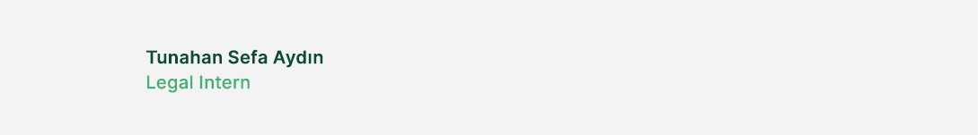 Tunahan Sefa Ayd n Legal Intern