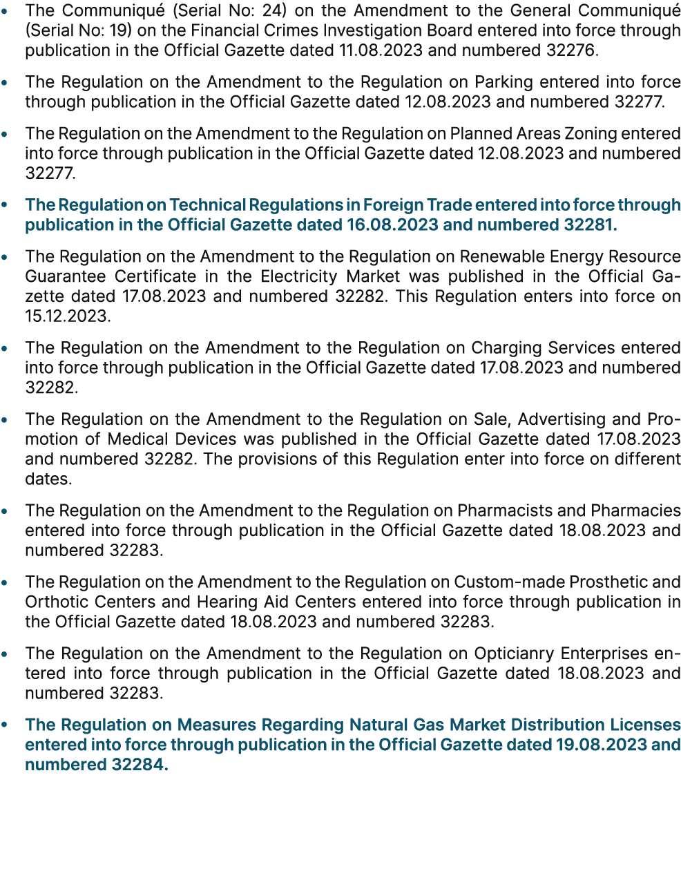 • The Communiqu (Serial No: 24) on the Amendment to the General Communiqu  (Serial No: 19) on the Financial Crimes I...