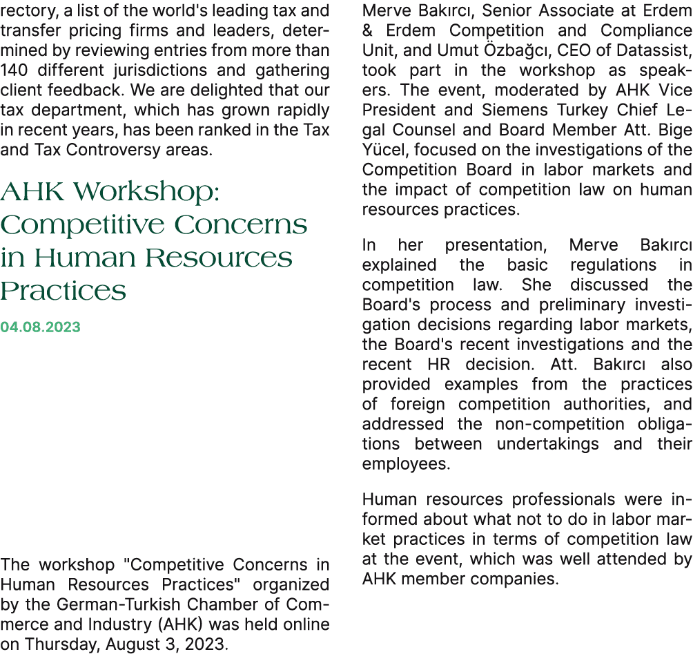 rectory, a list of the world's leading tax and transfer pricing firms and leaders, determined by reviewing entries fr...