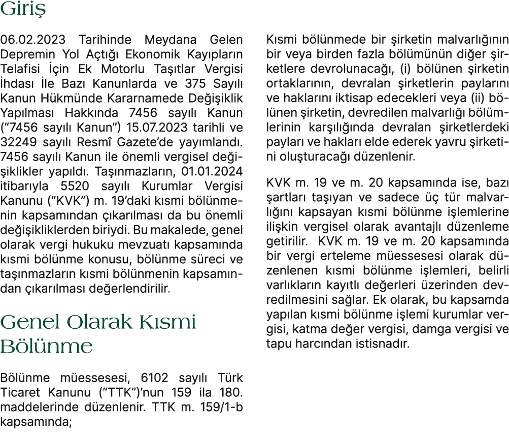 Giri 06.02.2023 Tarihinde Meydana Gelen Depremin Yol A t    Ekonomik Kay plar n Telafisi   in Ek Motorlu Ta  tlar Ve...